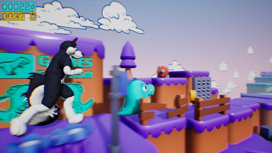 Скриншот 9 из Dino Running from a Furry: Gamesforfarm