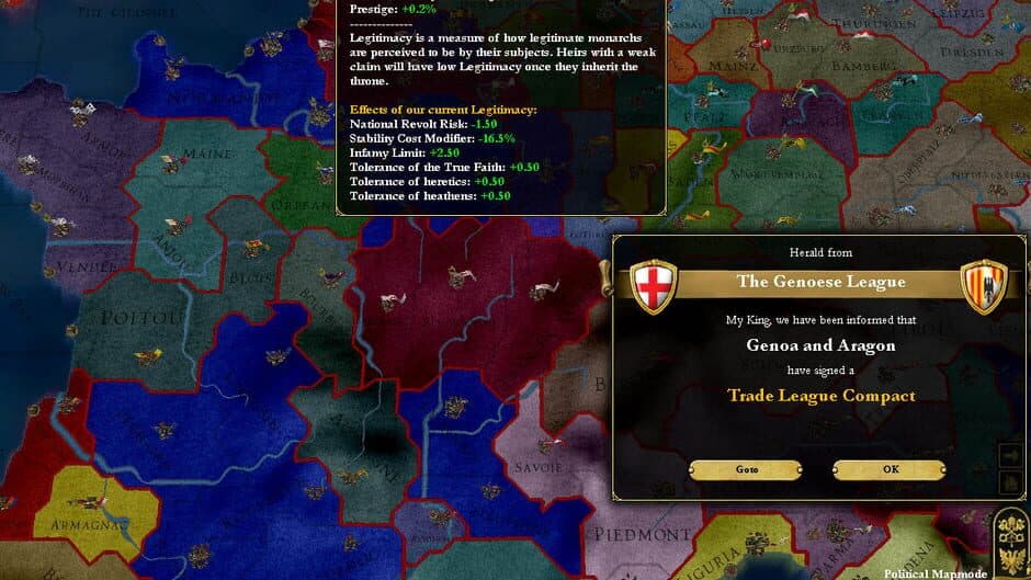 Скриншот 4 из Europa Universalis III: Heir to the Throne