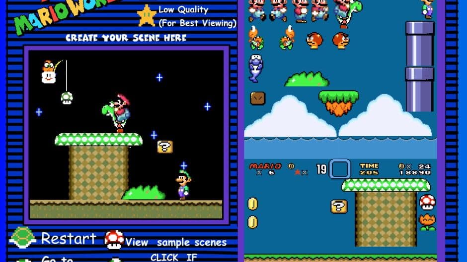 Скриншот 1 из Super Mario Scene Creator