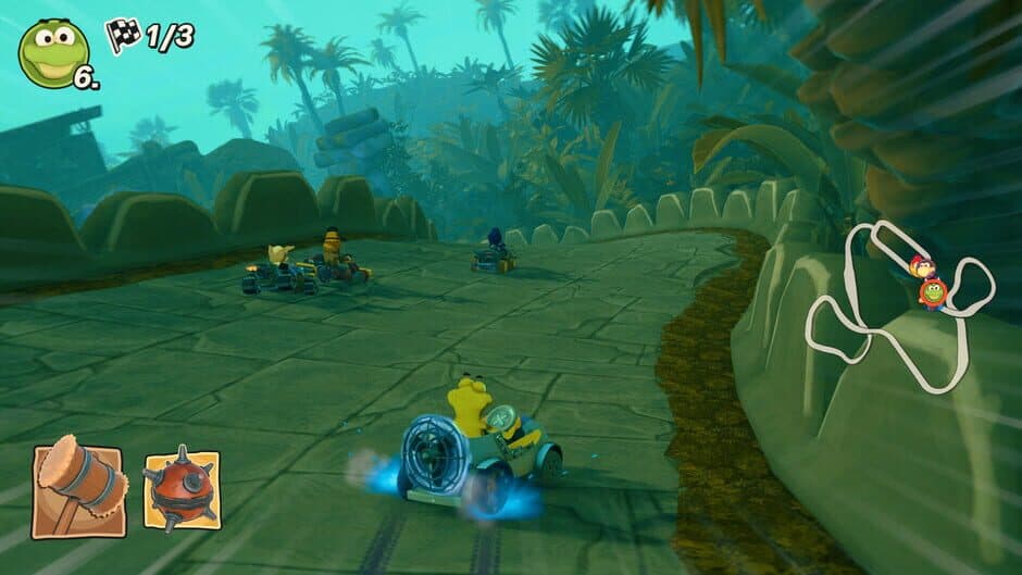 Скриншот 2 из Moorhuhn Kart 4