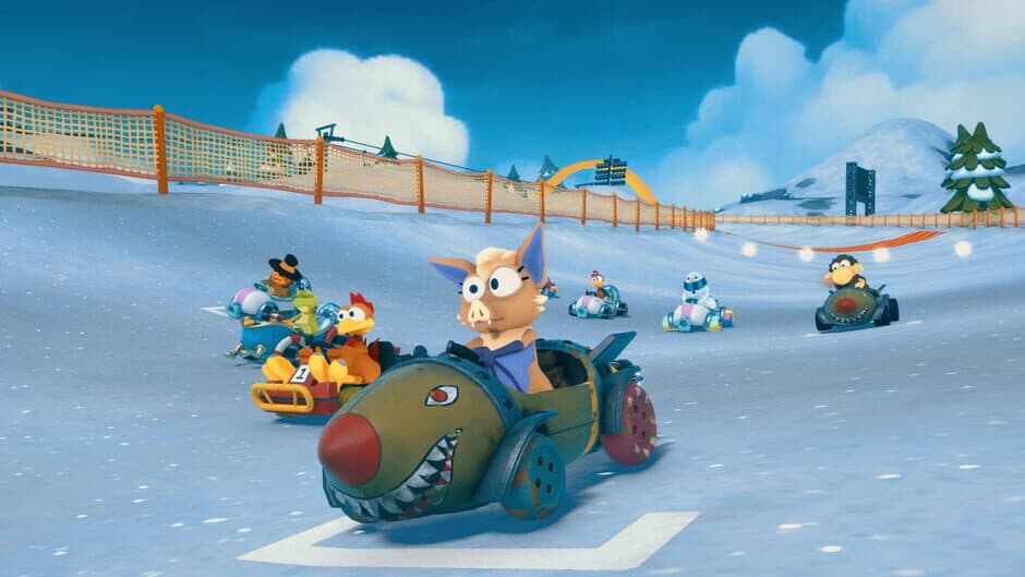 Скриншот 6 из Moorhuhn Kart 4