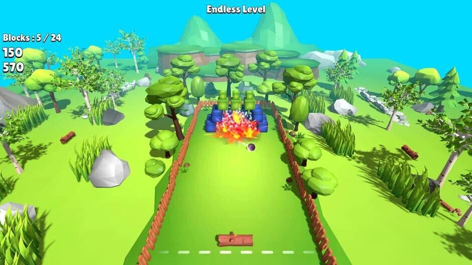 Скриншот 1 из Toon Breakout 3D