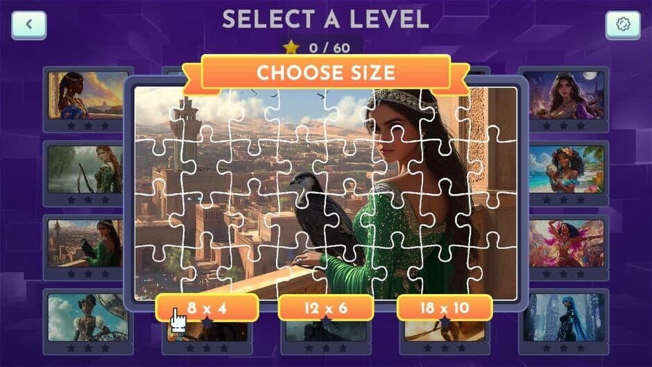 Скриншот 2 из Princesses Lylop: Royal Puzzle Challenge