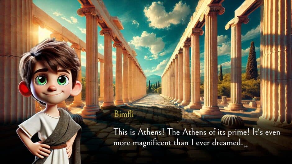 Скриншот 4 из Bimfli and His Travels In Time: Greece