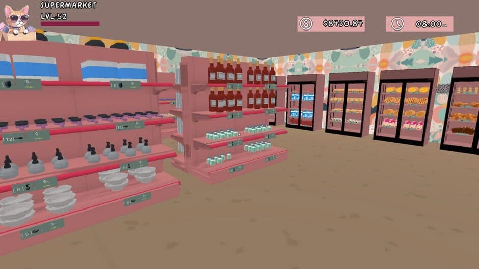 Скриншот 1 из Cat MeowMart: Supermarket Simulator