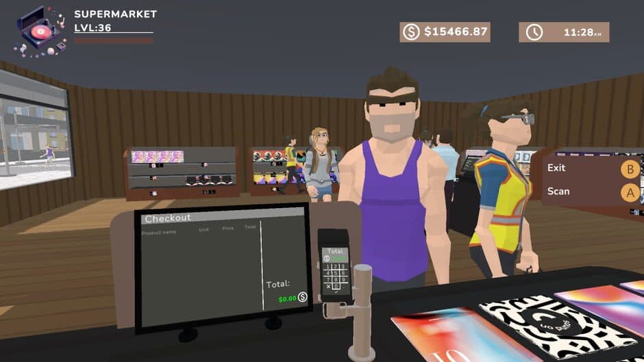 Скриншот 6 из All-Star Supermarket Simulator: Vinyl Vibes