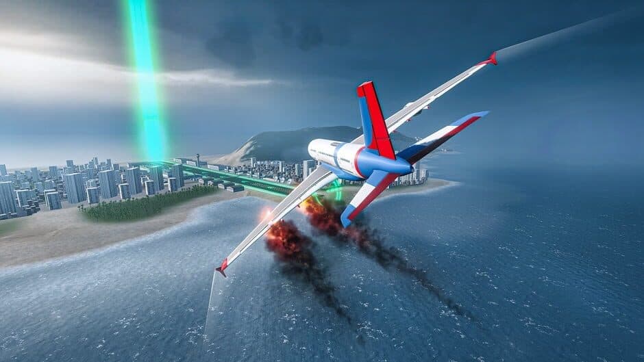 Скриншот 3 из Airplane Flight Simulator: Dangerous Landings