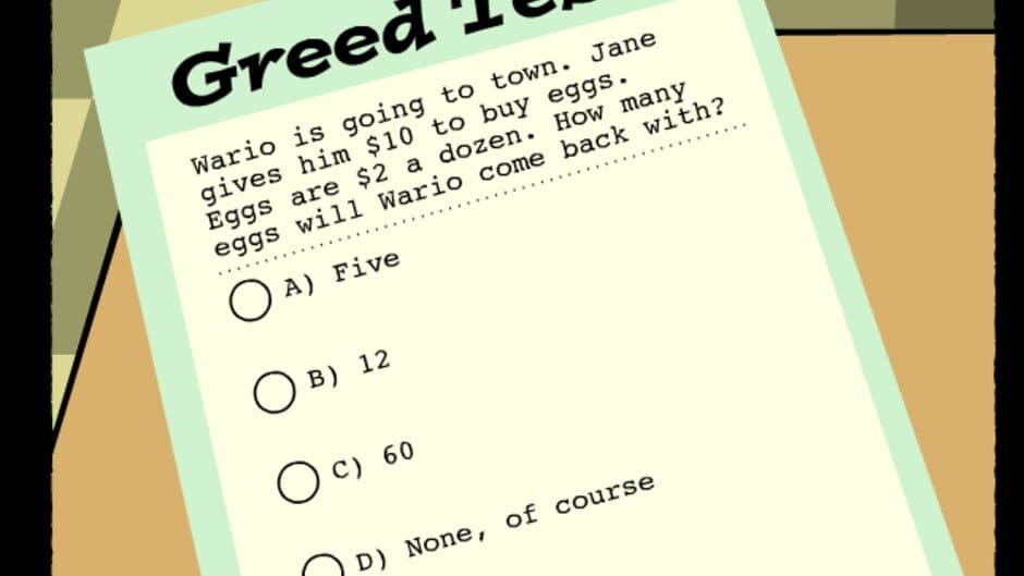 Скриншот 1 из Greed School Test