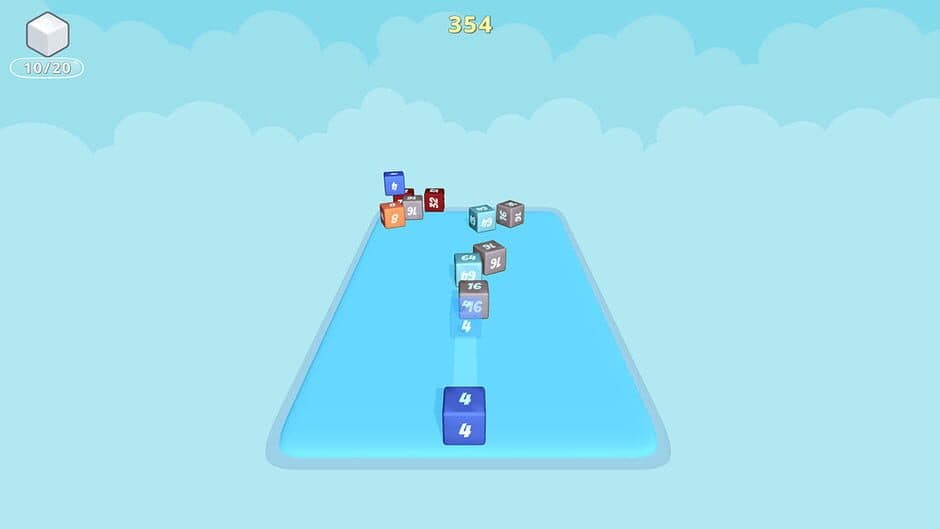 Скриншот 2 из Sliding Cubes 2048 Mania