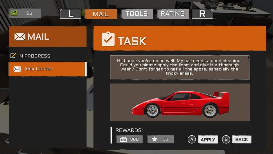 Скриншот 1 из Car Detailing & Wash Simulator: Luxury Car Cleaner