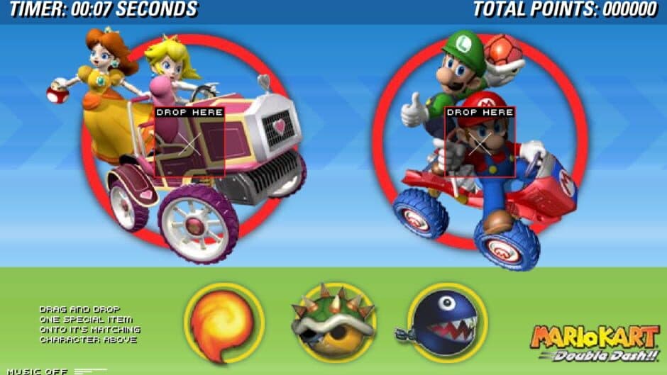 Скриншот 1 из Mario Kart: Double Dash!! Matching Game