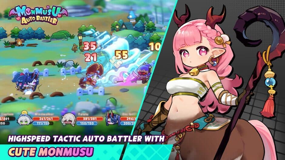 Скриншот 2 из Monmusu Girls: Autobattler