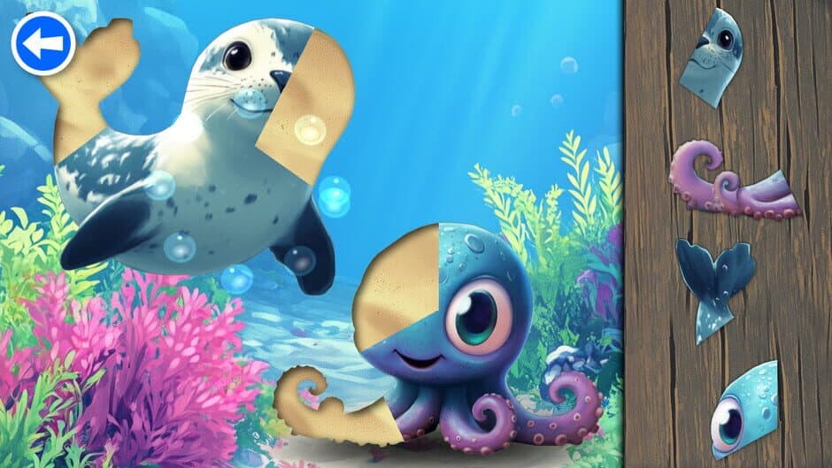 Скриншот 2 из Puzzle Adventures: Sea Animals