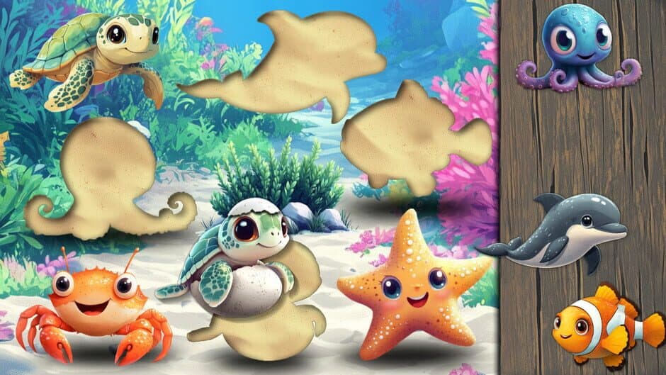 Скриншот 4 из Puzzle Adventures: Sea Animals