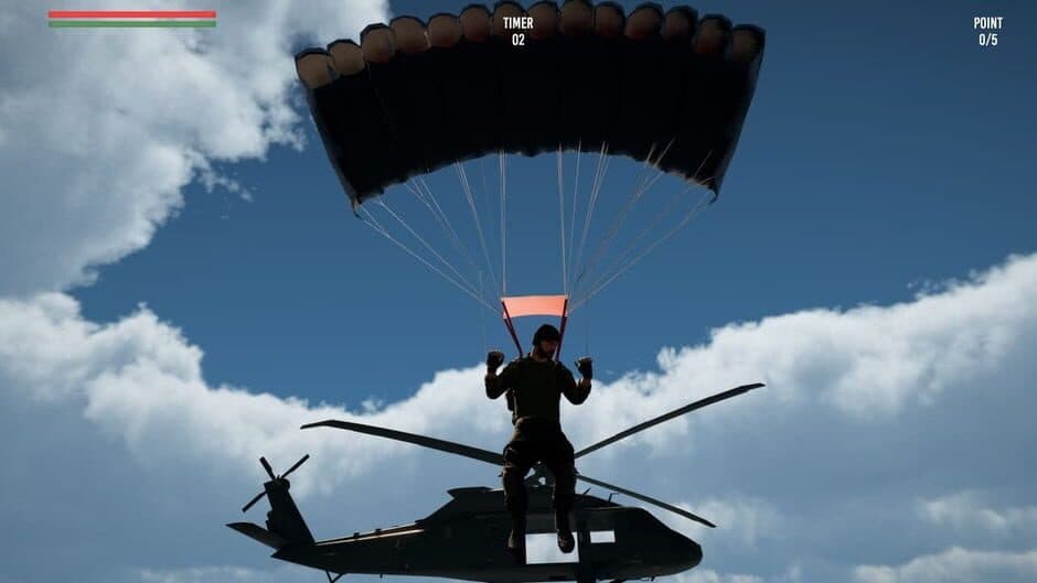 Скриншот 6 из Sky Diving: Parachute Flight Simulator