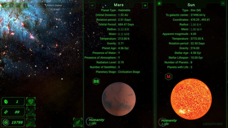 Скриншот 8 из Galactic Simulator