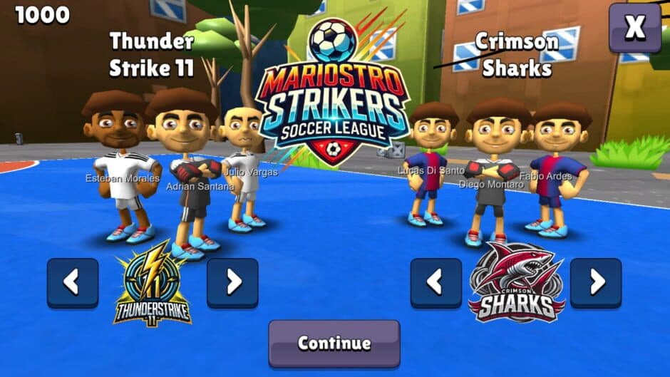Скриншот 1 из Mariostro Strikers: Soccer League