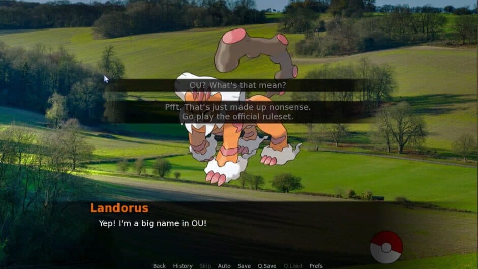 Скриншот 1 из Landorus Therian Dating Simulator