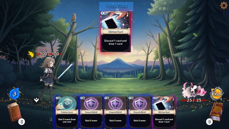 Скриншот 4 из Card Attack: Gabee's Roads