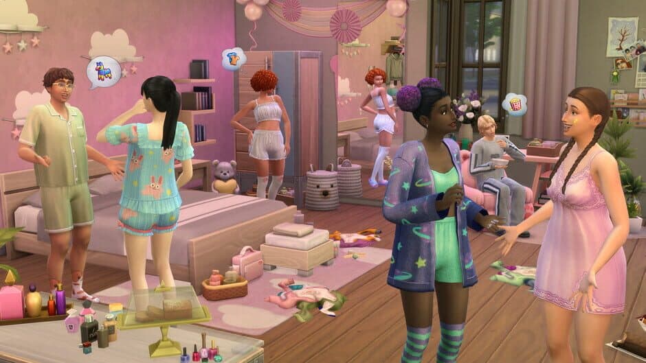 Скриншот 1 из The Sims 4: Sweet Slumber Party Kit