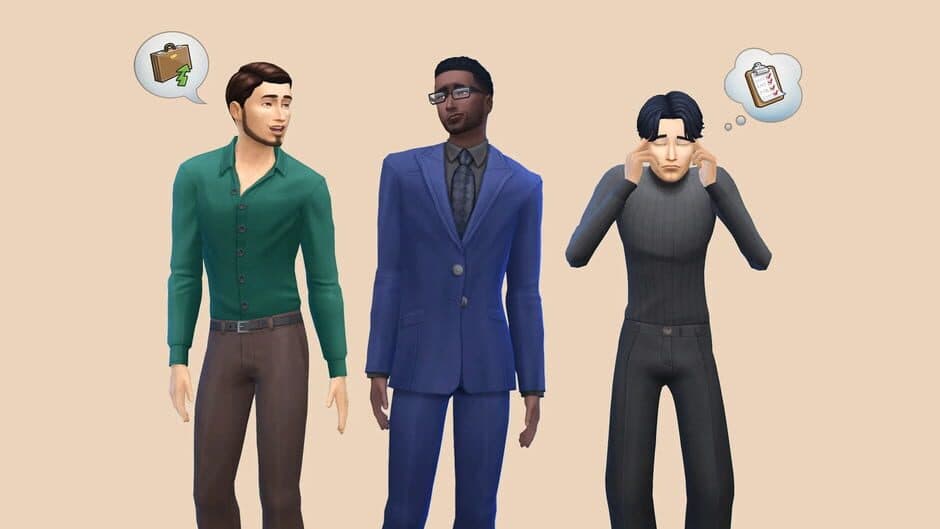 Скриншот 1 из The Sims 4: Business Chic Kit