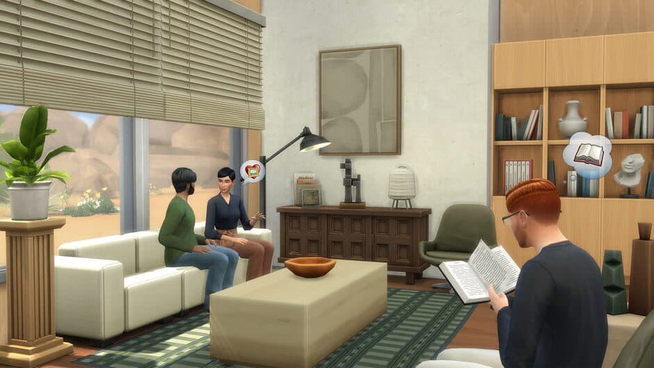 Скриншот 1 из The Sims 4: Refined Living Room Kit