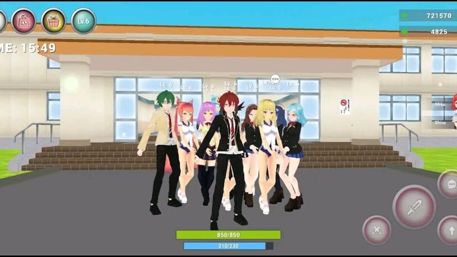 Скриншот 5 из Anime High School Simulator