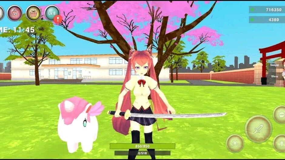 Скриншот 1 из Anime High School Simulator