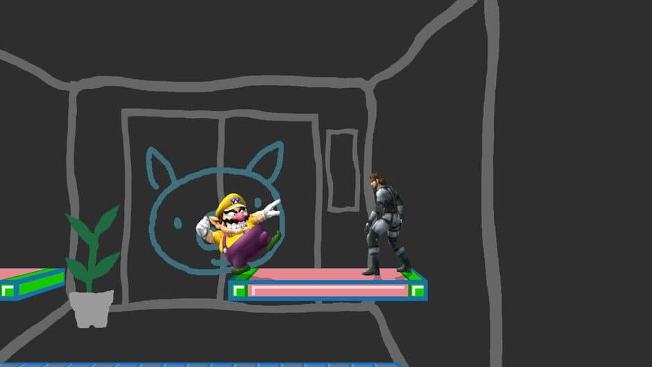 Скриншот 1 из Super Smash Bros. Brawl: WarioWare w/ Anti-Camping Mechanics