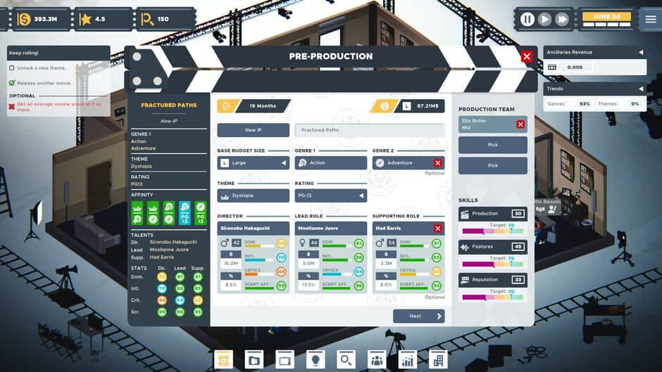 Скриншот 3 из The Executive: Movie Industry Tycoon