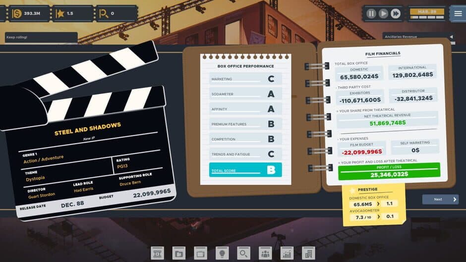 Скриншот 4 из The Executive: Movie Industry Tycoon