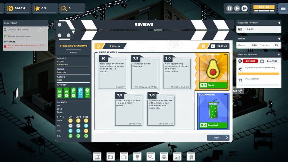 Скриншот 5 из The Executive: Movie Industry Tycoon