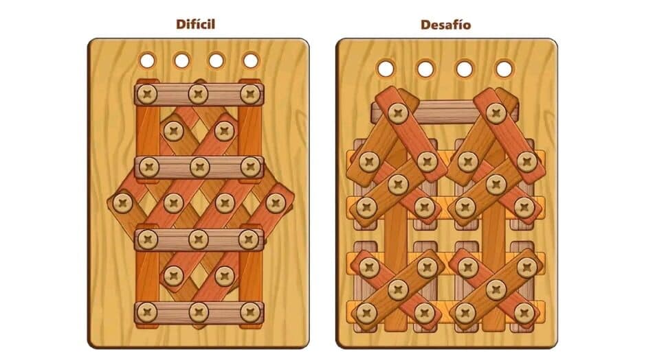 Скриншот 7 из Wood Nuts & Bolts Puzzle