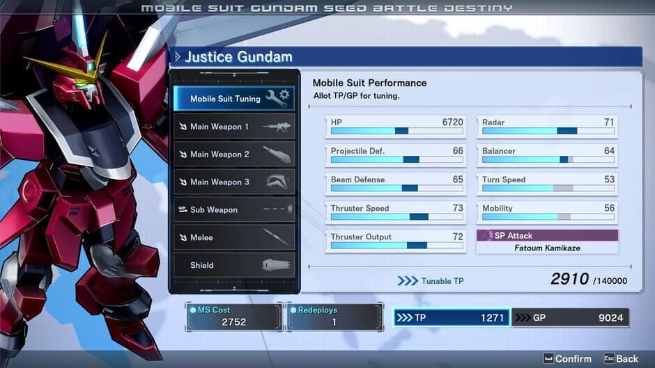 Скриншот 8 из Mobile Suit Gundam Seed: Battle Destiny Remastered