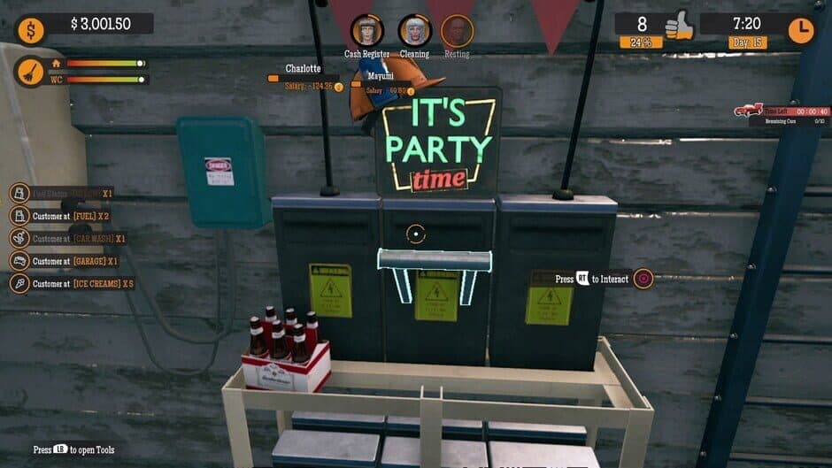 Скриншот 1 из Gas Station Simulator and Party Time DLC Bundle