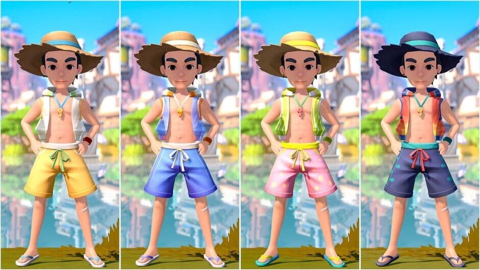 Скриншот 3 из My Time at Sandrock: Builders Beach and Ball Clothing Pack