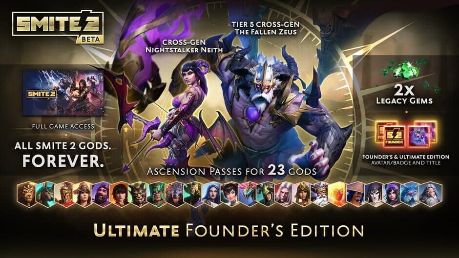 Скриншот 1 из Smite 2: Ultimate Founder's Edition