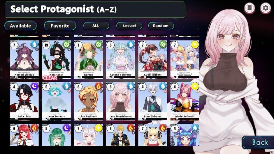 Скриншот 2 из VTuber Battle: It’s Not About Subscribers! It’s All About Power!