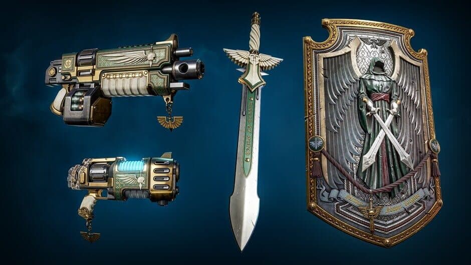 Скриншот 10 из Warhammer 40,000: Space Marine II - Dark Angels Chapter Pack