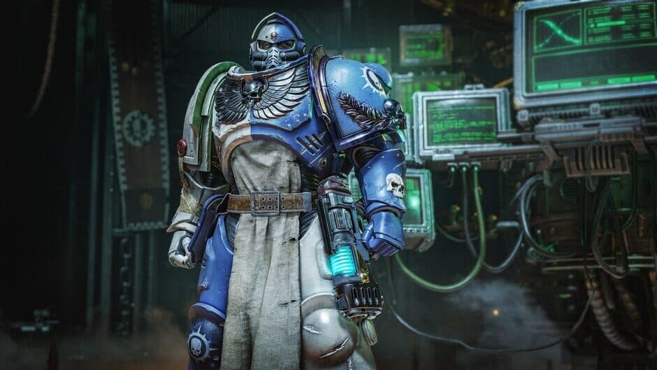 Скриншот 10 из Warhammer 40,000: Space Marine II - Ultramarines Cosmetic Pack