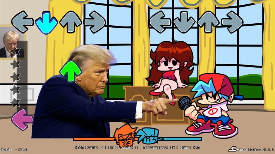 Скриншот 2 из Friday Night Funkin': vs. Donald J. Trump