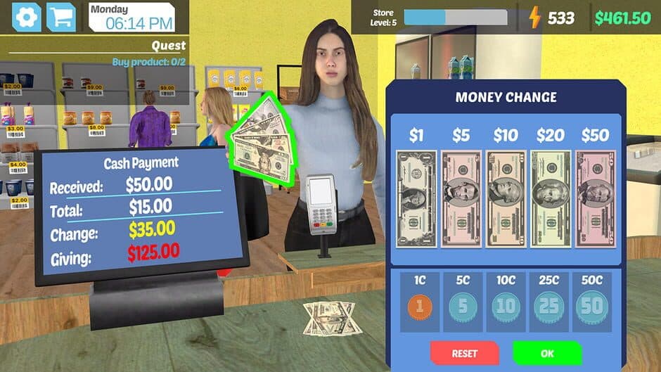 Скриншот 2 из Cashier Simulator