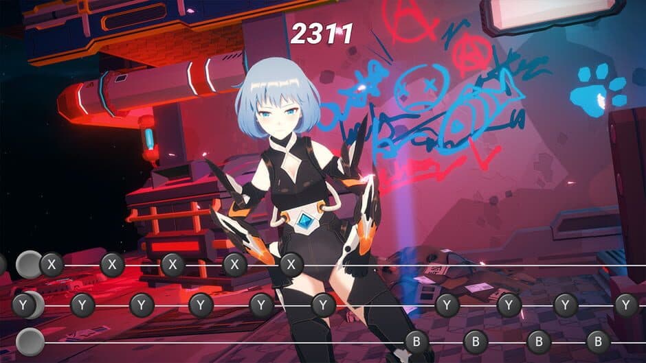 Скриншот 2 из Anime Dance-Off: Space Party