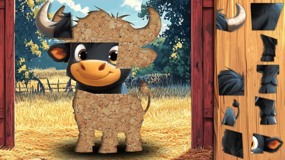 Скриншот 5 из Puzzle Adventures: Farm Animals