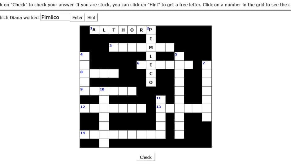 Скриншот 1 из Princess Diana Crosswords No.1