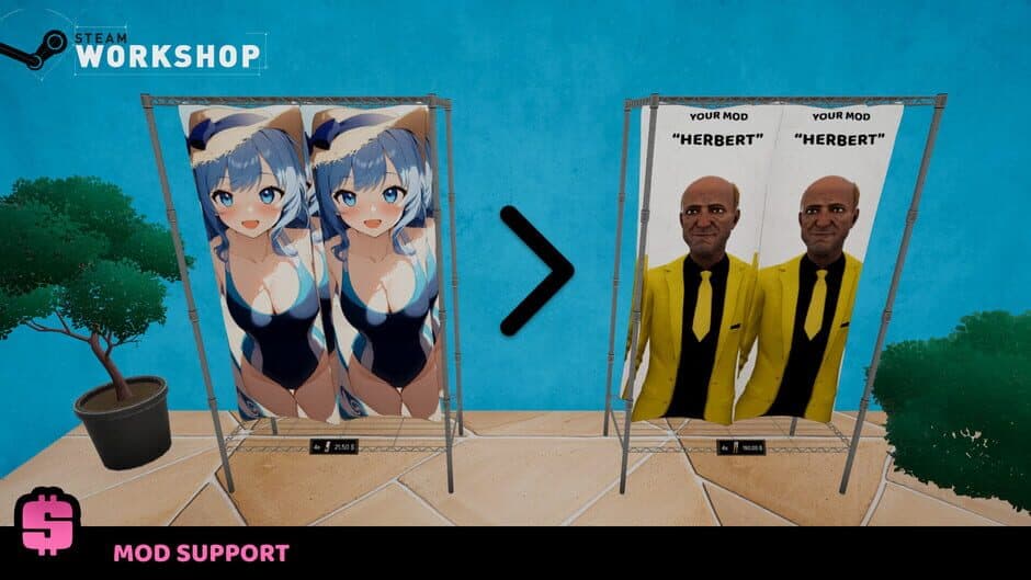 Скриншот 3 из Shop Simulator: Waifu Pillows