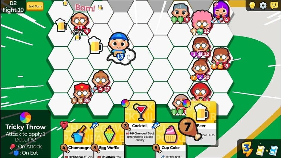 Скриншот 5 из Food Fight Fiesta: Multi-Use Cards