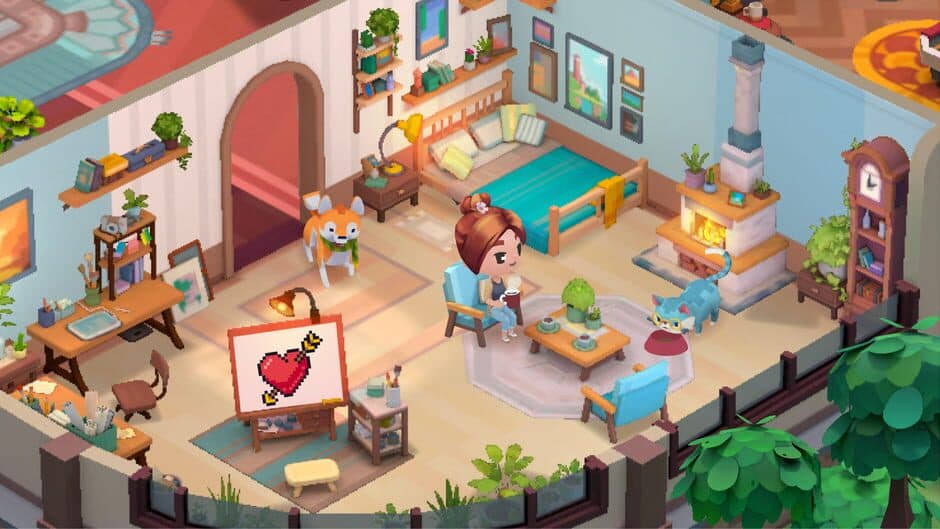 Скриншот 1 из Pixelwoods: Coloring Book & Decor