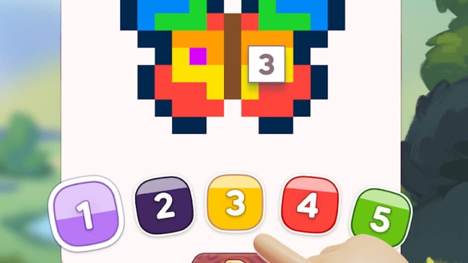 Скриншот 4 из Pixelwoods: Coloring Book & Decor