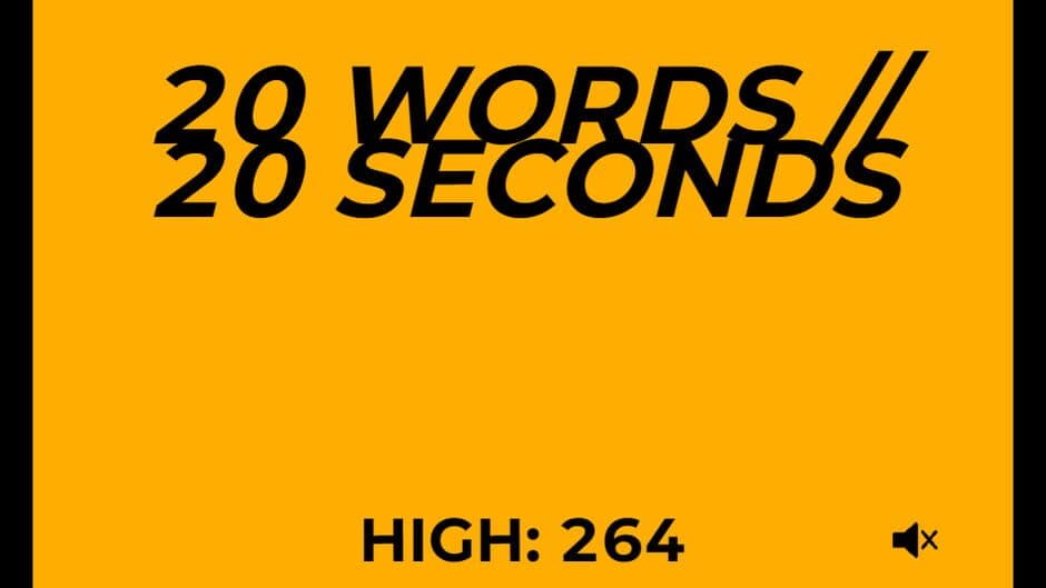 Скриншот 2 из 20 Words // 20 Seconds